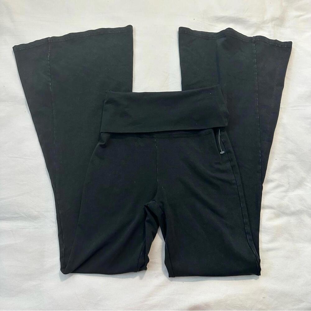 Aerie Black Flared Yoga Pants